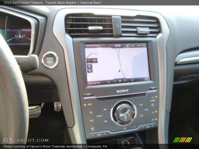 Tuxedo Black Metallic / Charcoal Black 2013 Ford Fusion Titanium