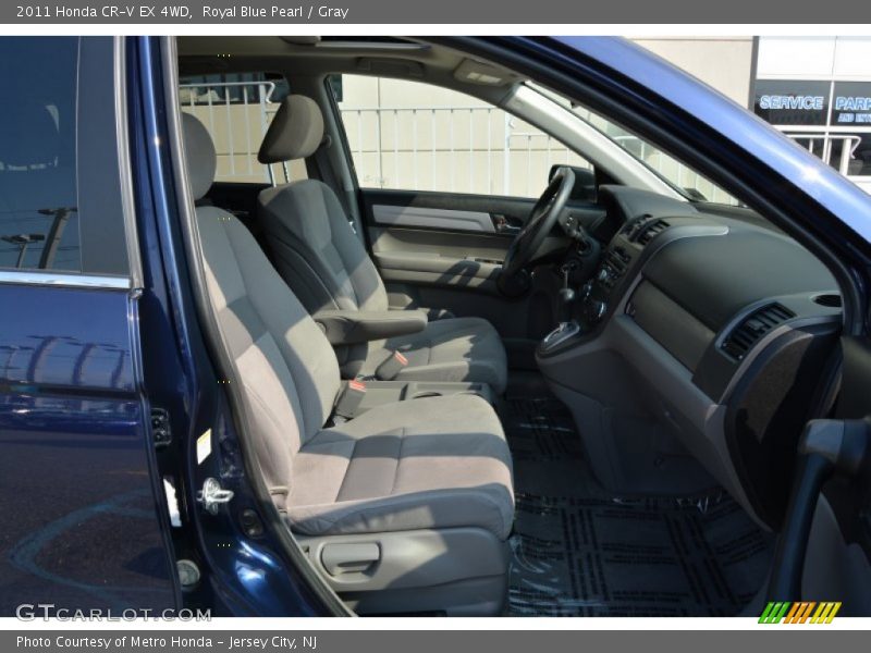 Royal Blue Pearl / Gray 2011 Honda CR-V EX 4WD