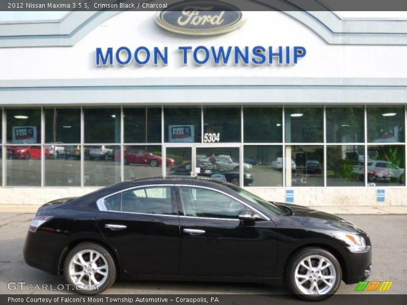 Crimson Black / Charcoal 2012 Nissan Maxima 3.5 S