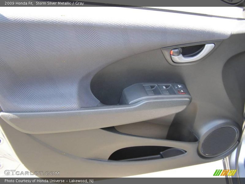 Storm Silver Metallic / Gray 2009 Honda Fit