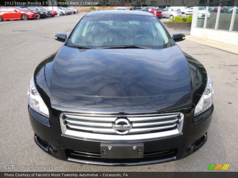 Crimson Black / Charcoal 2012 Nissan Maxima 3.5 S