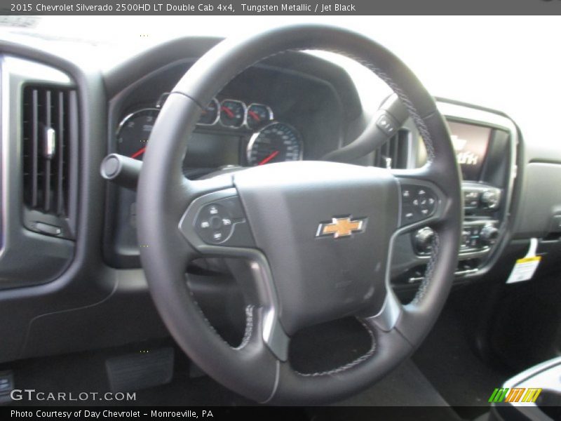 Tungsten Metallic / Jet Black 2015 Chevrolet Silverado 2500HD LT Double Cab 4x4