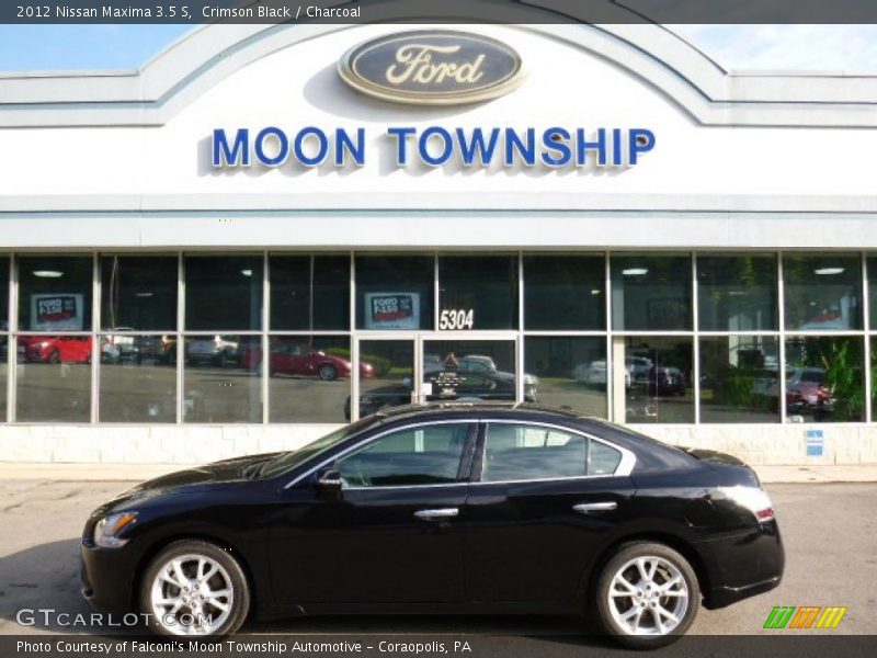 Crimson Black / Charcoal 2012 Nissan Maxima 3.5 S