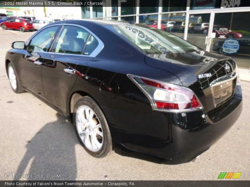 Crimson Black / Charcoal 2012 Nissan Maxima 3.5 S
