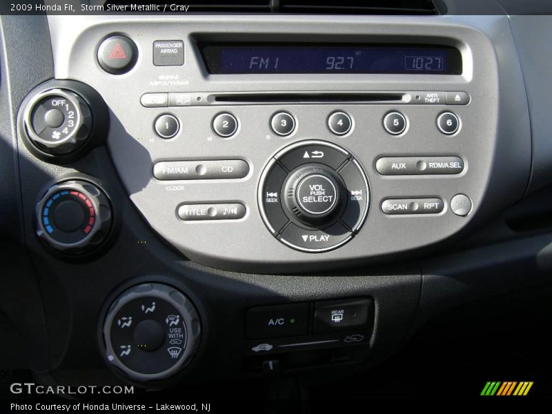 Storm Silver Metallic / Gray 2009 Honda Fit