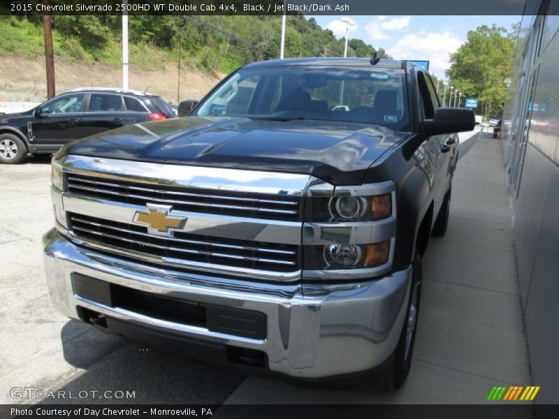 Black / Jet Black/Dark Ash 2015 Chevrolet Silverado 2500HD WT Double Cab 4x4