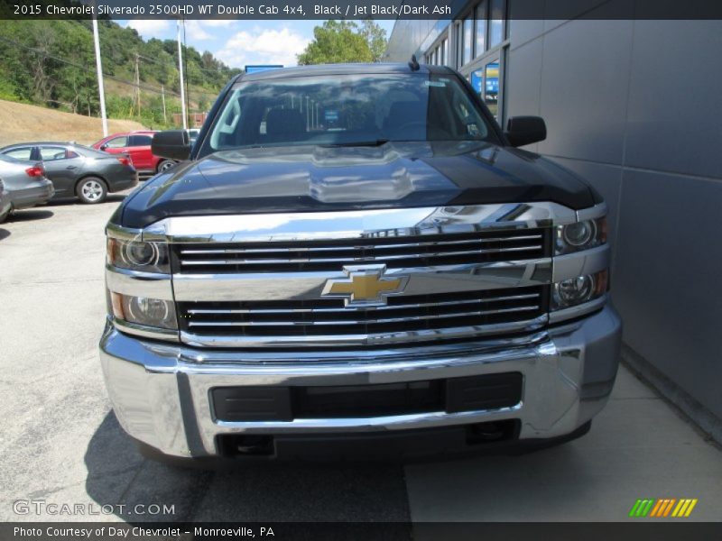 Black / Jet Black/Dark Ash 2015 Chevrolet Silverado 2500HD WT Double Cab 4x4