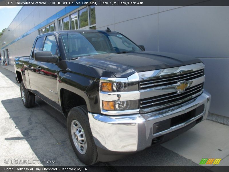 Black / Jet Black/Dark Ash 2015 Chevrolet Silverado 2500HD WT Double Cab 4x4