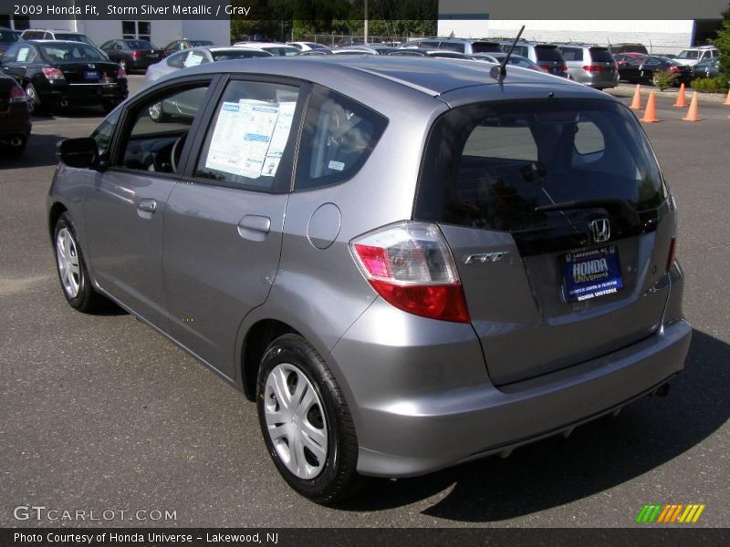Storm Silver Metallic / Gray 2009 Honda Fit