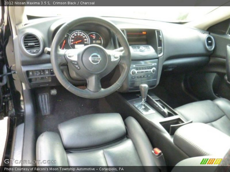 Crimson Black / Charcoal 2012 Nissan Maxima 3.5 S