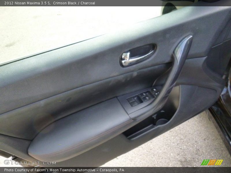 Crimson Black / Charcoal 2012 Nissan Maxima 3.5 S