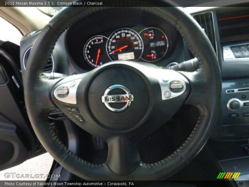 Crimson Black / Charcoal 2012 Nissan Maxima 3.5 S