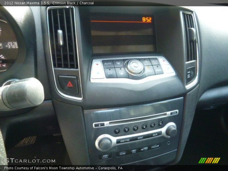 Crimson Black / Charcoal 2012 Nissan Maxima 3.5 S