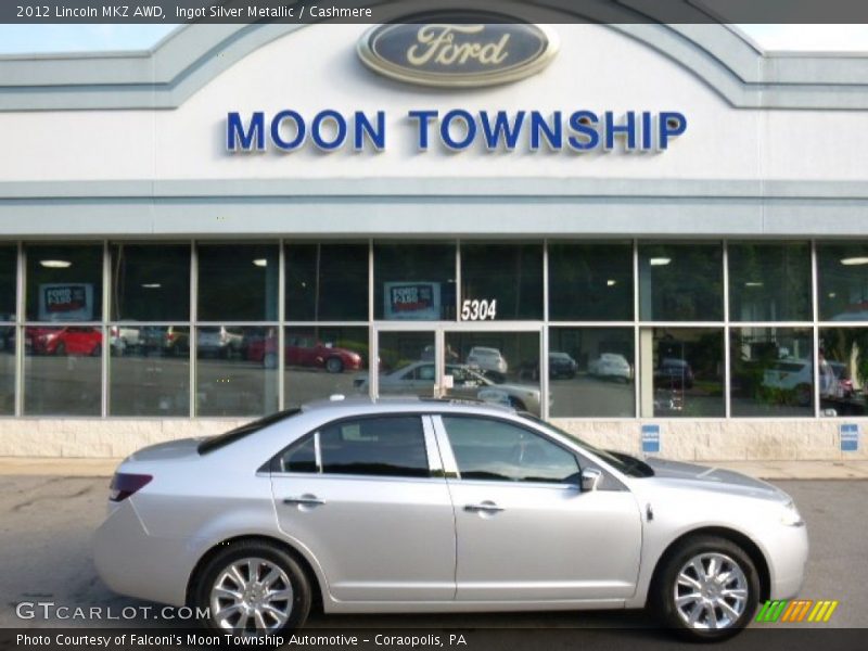 Ingot Silver Metallic / Cashmere 2012 Lincoln MKZ AWD
