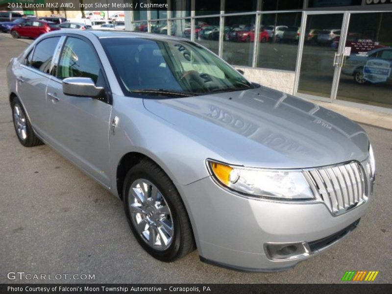 Ingot Silver Metallic / Cashmere 2012 Lincoln MKZ AWD