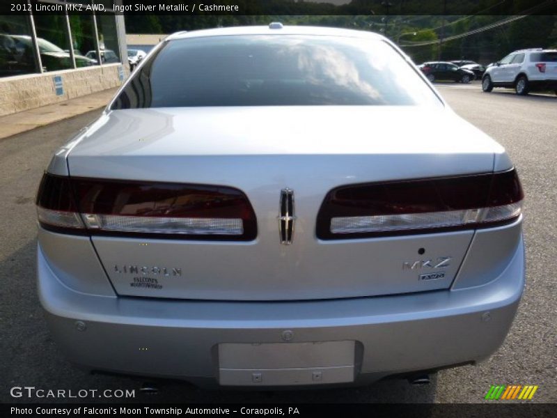 Ingot Silver Metallic / Cashmere 2012 Lincoln MKZ AWD