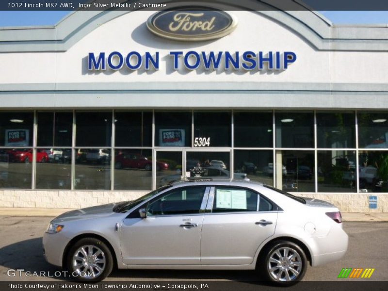 Ingot Silver Metallic / Cashmere 2012 Lincoln MKZ AWD