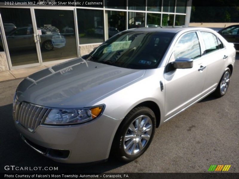 Ingot Silver Metallic / Cashmere 2012 Lincoln MKZ AWD