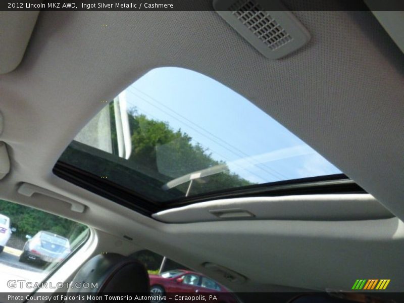 Ingot Silver Metallic / Cashmere 2012 Lincoln MKZ AWD