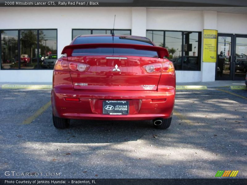 Rally Red Pearl / Black 2008 Mitsubishi Lancer GTS