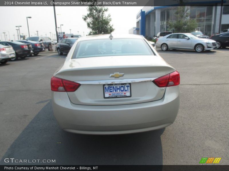 Champagne Silver Metallic / Jet Black/Dark Titanium 2014 Chevrolet Impala LS