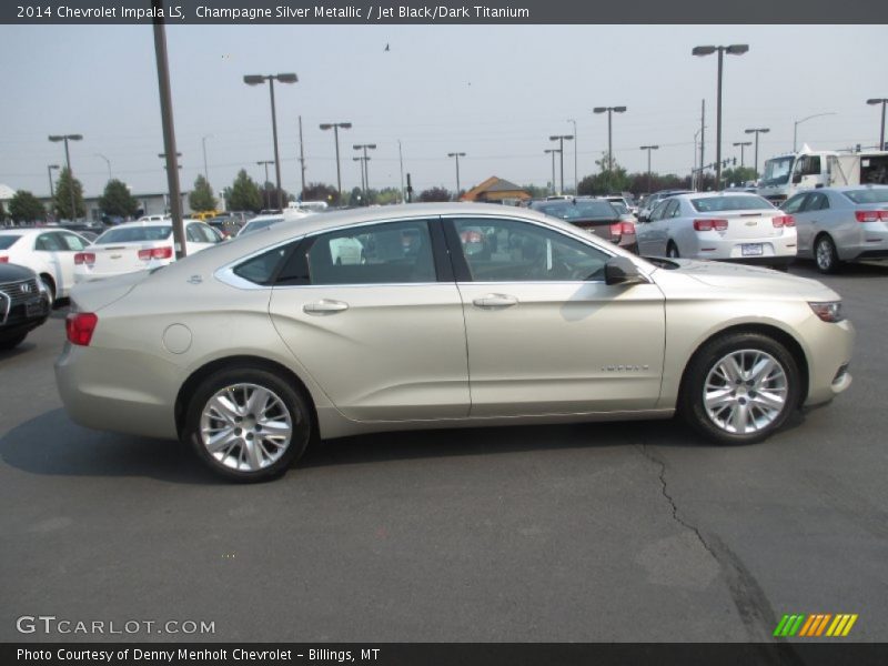 Champagne Silver Metallic / Jet Black/Dark Titanium 2014 Chevrolet Impala LS