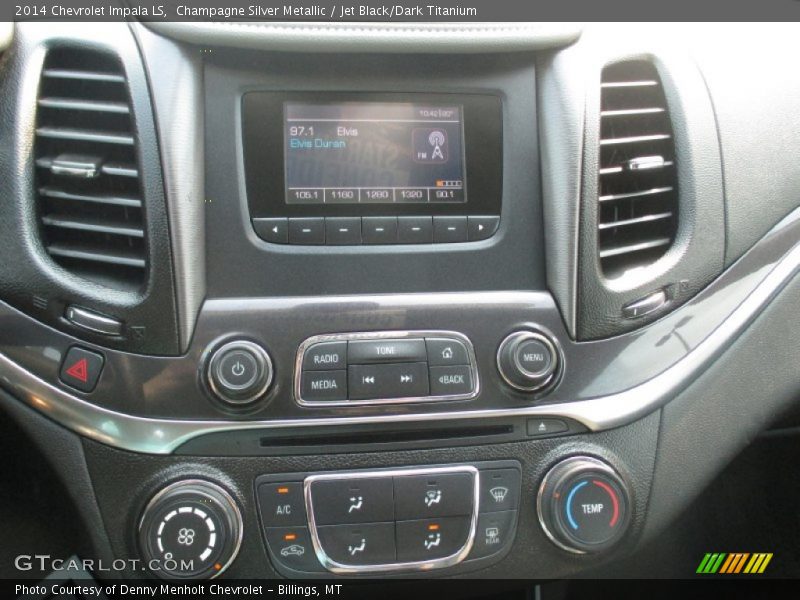 Champagne Silver Metallic / Jet Black/Dark Titanium 2014 Chevrolet Impala LS
