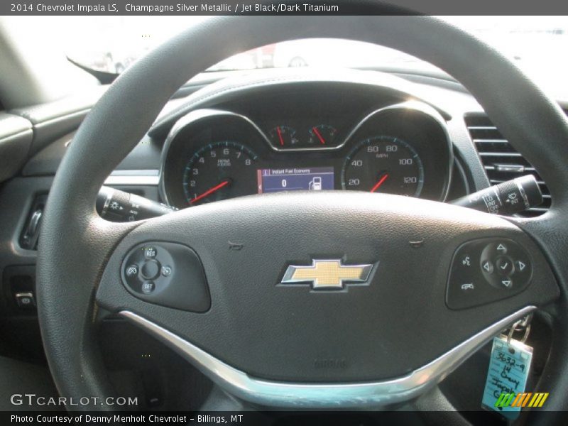 Champagne Silver Metallic / Jet Black/Dark Titanium 2014 Chevrolet Impala LS
