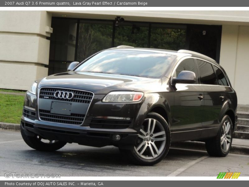 Lava Gray Pearl Effect / Cardamom Beige 2007 Audi Q7 3.6 Premium quattro