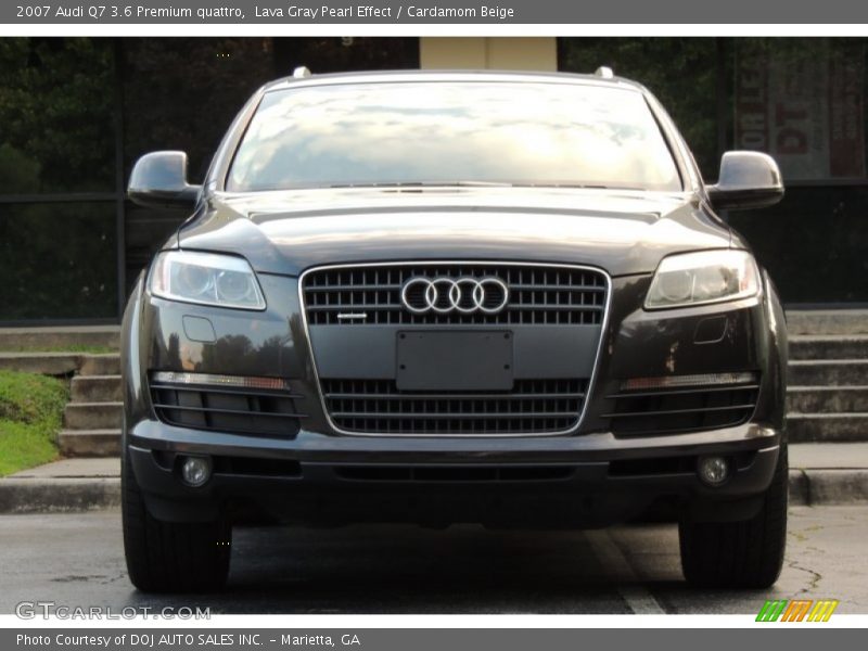 Lava Gray Pearl Effect / Cardamom Beige 2007 Audi Q7 3.6 Premium quattro