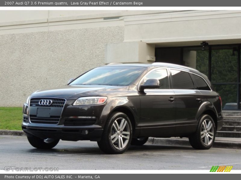 Lava Gray Pearl Effect / Cardamom Beige 2007 Audi Q7 3.6 Premium quattro