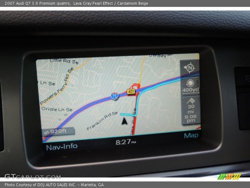 Lava Gray Pearl Effect / Cardamom Beige 2007 Audi Q7 3.6 Premium quattro