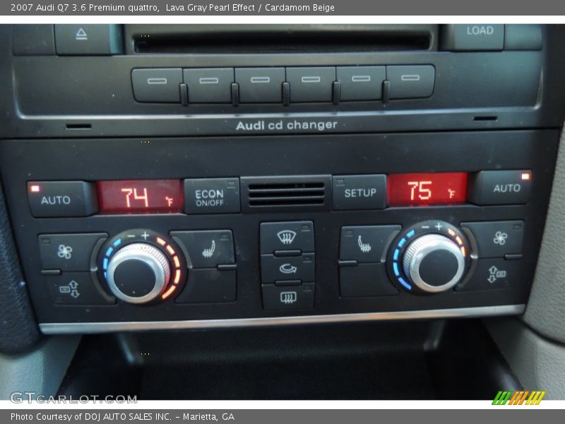 Lava Gray Pearl Effect / Cardamom Beige 2007 Audi Q7 3.6 Premium quattro