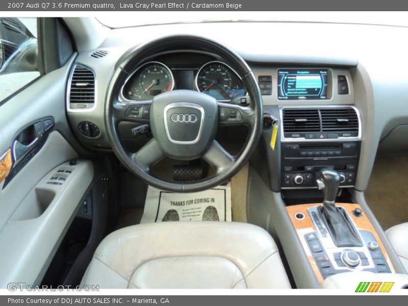 Lava Gray Pearl Effect / Cardamom Beige 2007 Audi Q7 3.6 Premium quattro