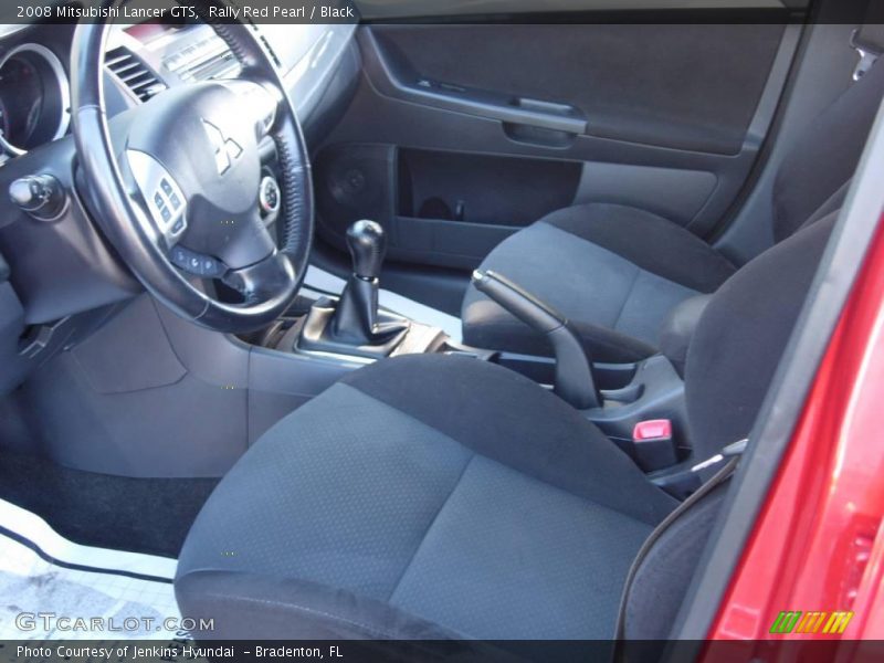 Rally Red Pearl / Black 2008 Mitsubishi Lancer GTS
