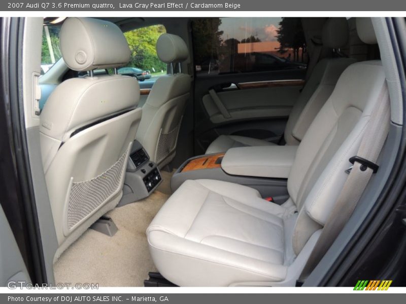Lava Gray Pearl Effect / Cardamom Beige 2007 Audi Q7 3.6 Premium quattro