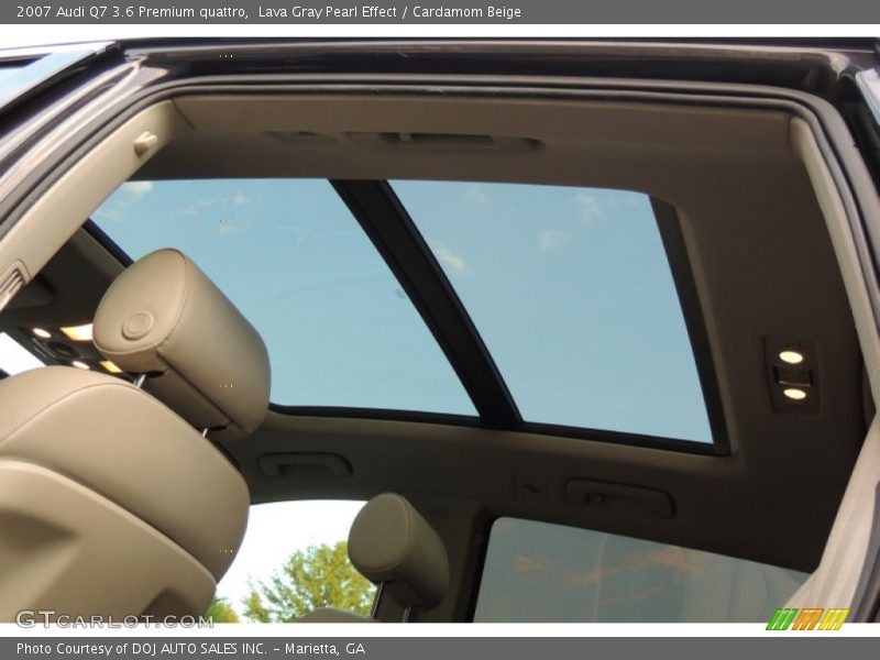 Lava Gray Pearl Effect / Cardamom Beige 2007 Audi Q7 3.6 Premium quattro