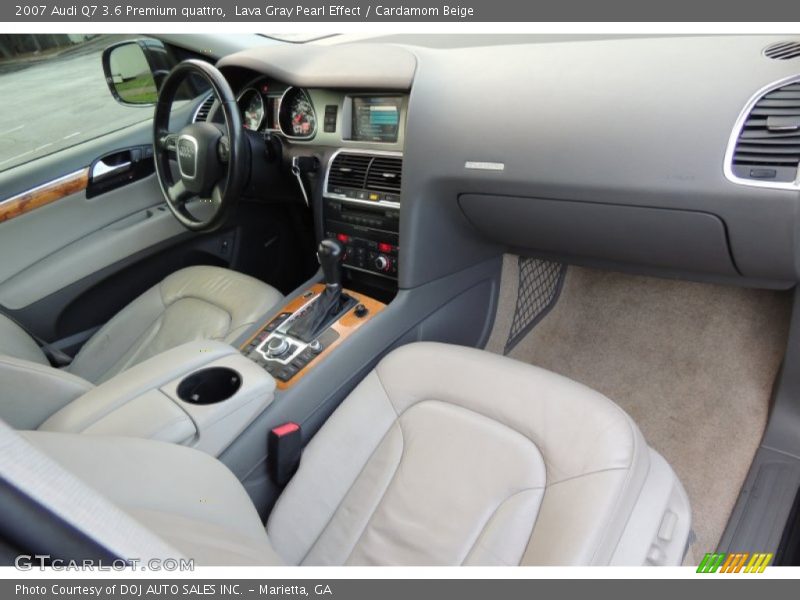 Lava Gray Pearl Effect / Cardamom Beige 2007 Audi Q7 3.6 Premium quattro
