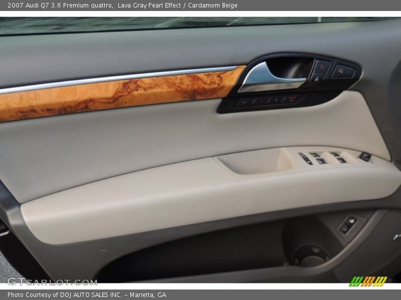 Lava Gray Pearl Effect / Cardamom Beige 2007 Audi Q7 3.6 Premium quattro