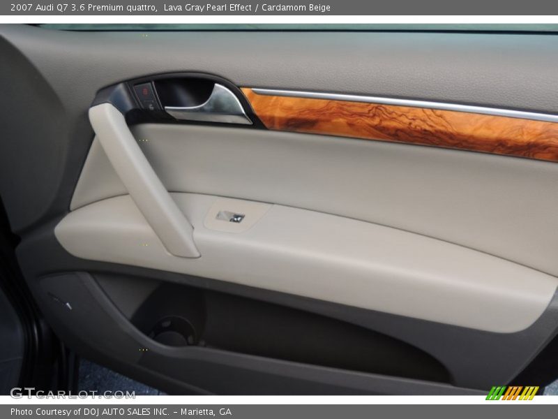 Lava Gray Pearl Effect / Cardamom Beige 2007 Audi Q7 3.6 Premium quattro