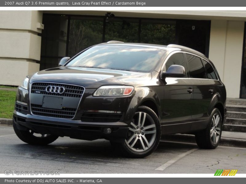 Lava Gray Pearl Effect / Cardamom Beige 2007 Audi Q7 3.6 Premium quattro