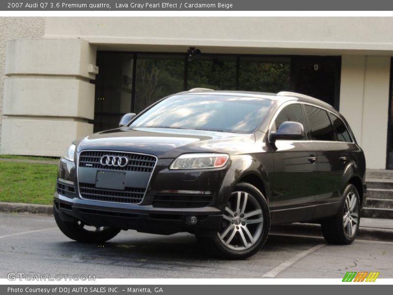 Lava Gray Pearl Effect / Cardamom Beige 2007 Audi Q7 3.6 Premium quattro