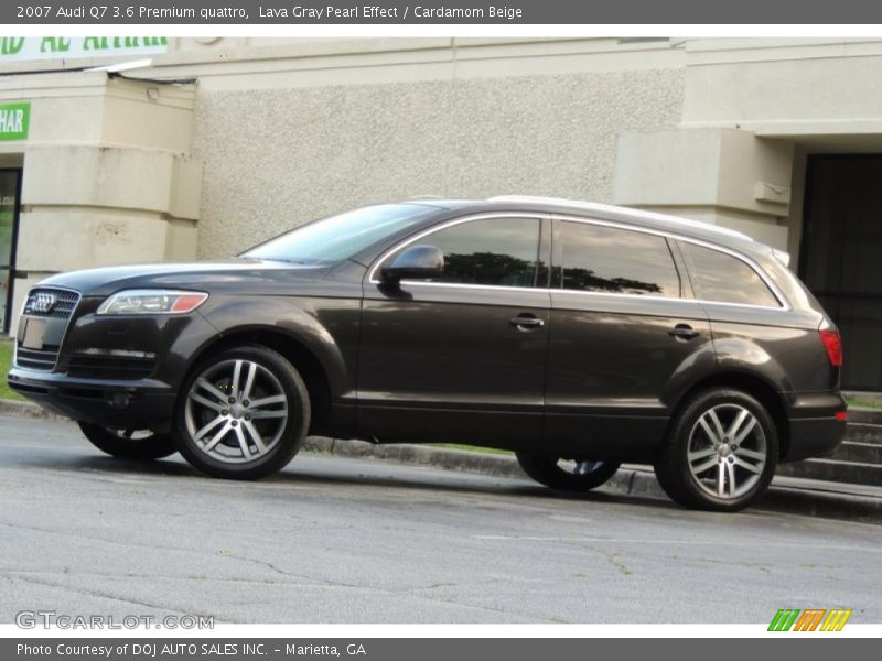 Lava Gray Pearl Effect / Cardamom Beige 2007 Audi Q7 3.6 Premium quattro