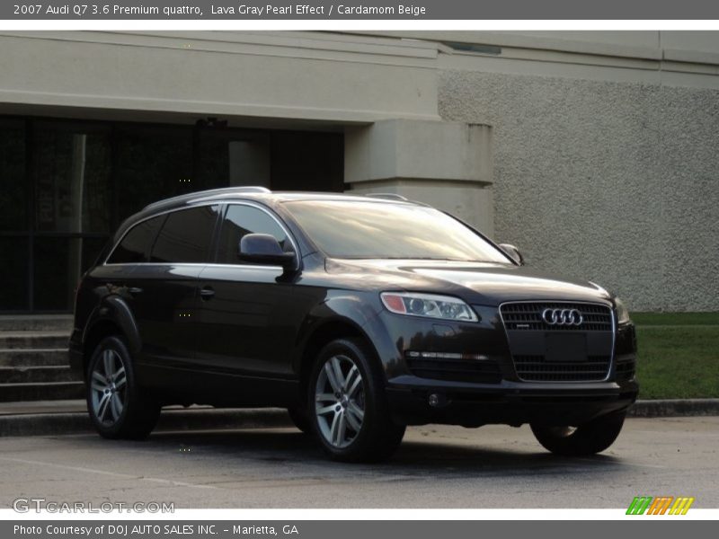 Lava Gray Pearl Effect / Cardamom Beige 2007 Audi Q7 3.6 Premium quattro