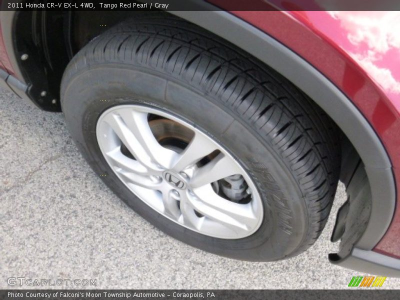 Tango Red Pearl / Gray 2011 Honda CR-V EX-L 4WD