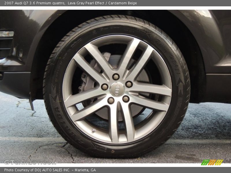 Lava Gray Pearl Effect / Cardamom Beige 2007 Audi Q7 3.6 Premium quattro