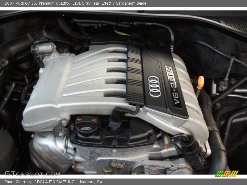 Lava Gray Pearl Effect / Cardamom Beige 2007 Audi Q7 3.6 Premium quattro