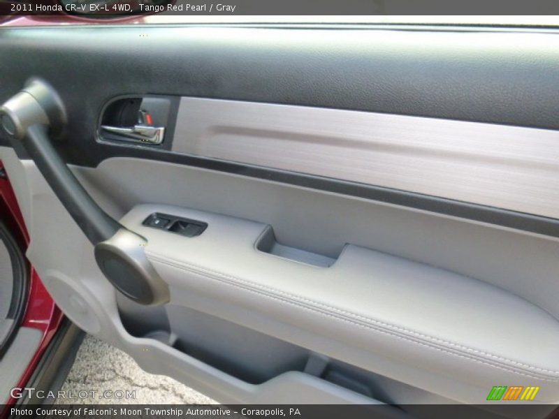 Tango Red Pearl / Gray 2011 Honda CR-V EX-L 4WD