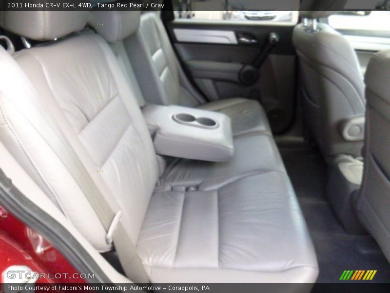 Tango Red Pearl / Gray 2011 Honda CR-V EX-L 4WD