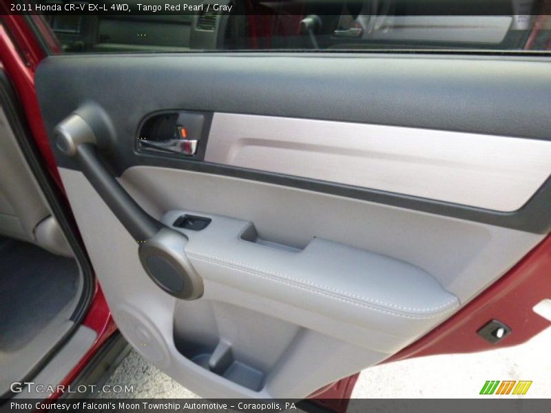 Tango Red Pearl / Gray 2011 Honda CR-V EX-L 4WD